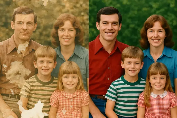 AI Photo Restoration