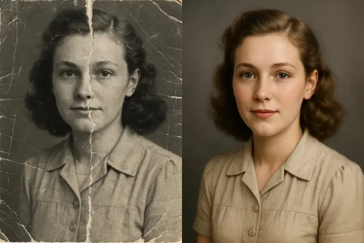 AI Photo Restoration