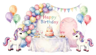 Birthday Party Invitation 🦄