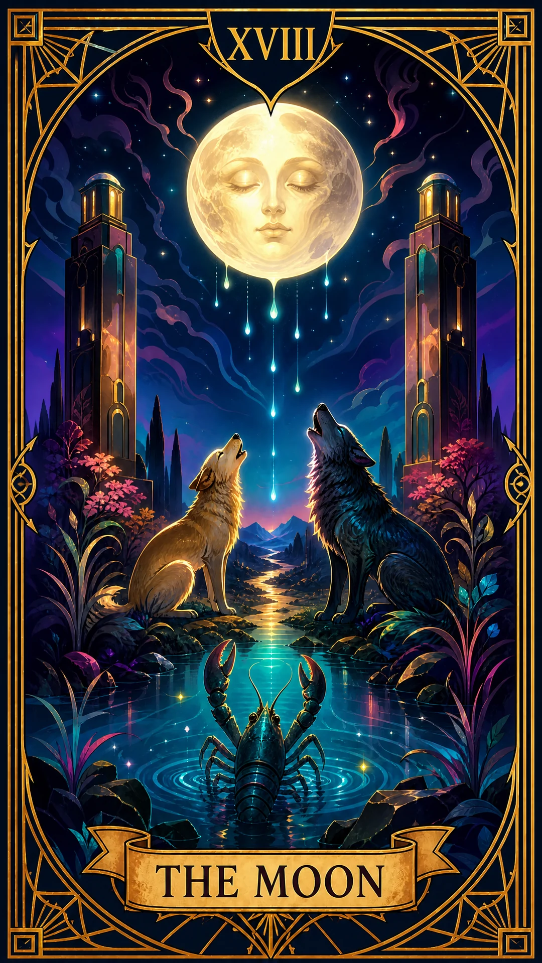 The Moon Tarot Card Meaning