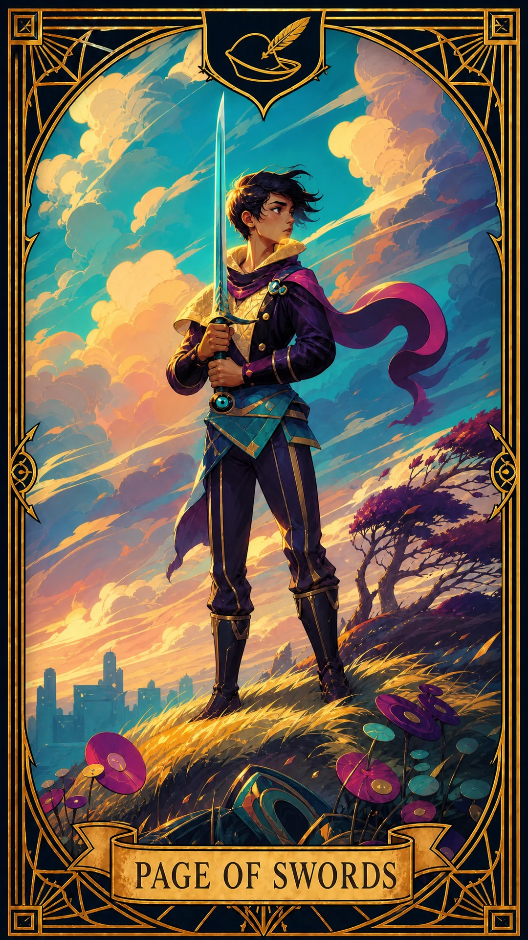 Паж Мечи Tarot Card Meaning
