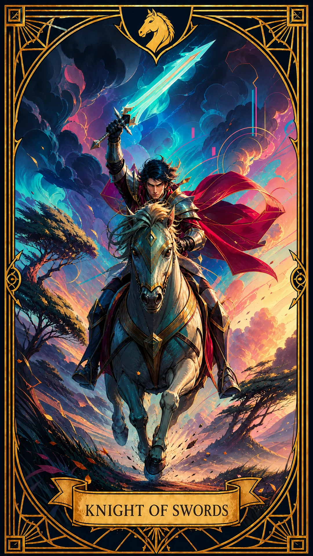 Knight of Swords Tarot Card Meaning