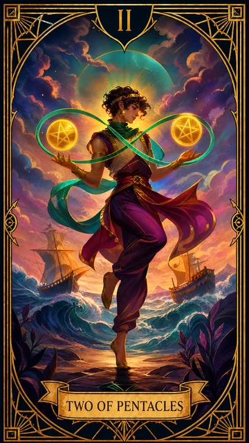 two-of-pentacles
