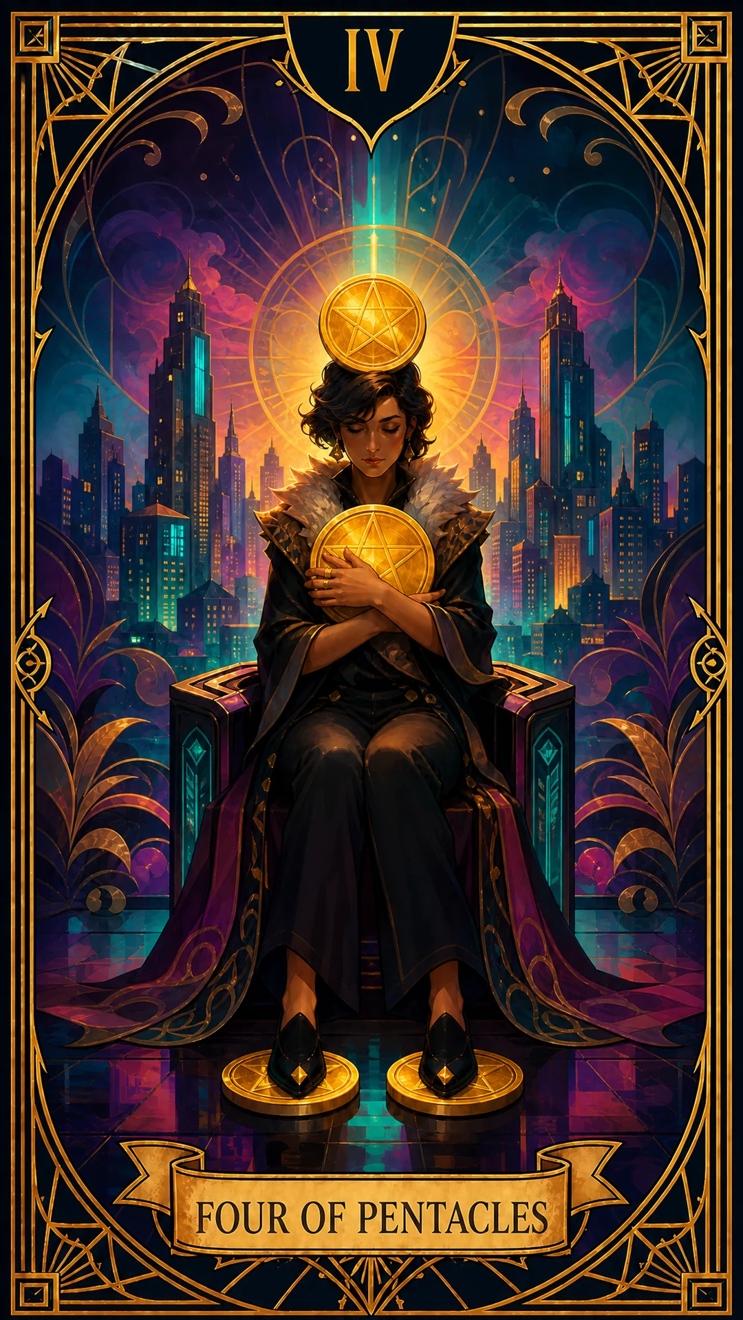 Four of Pentacles Tarot Card Meaning